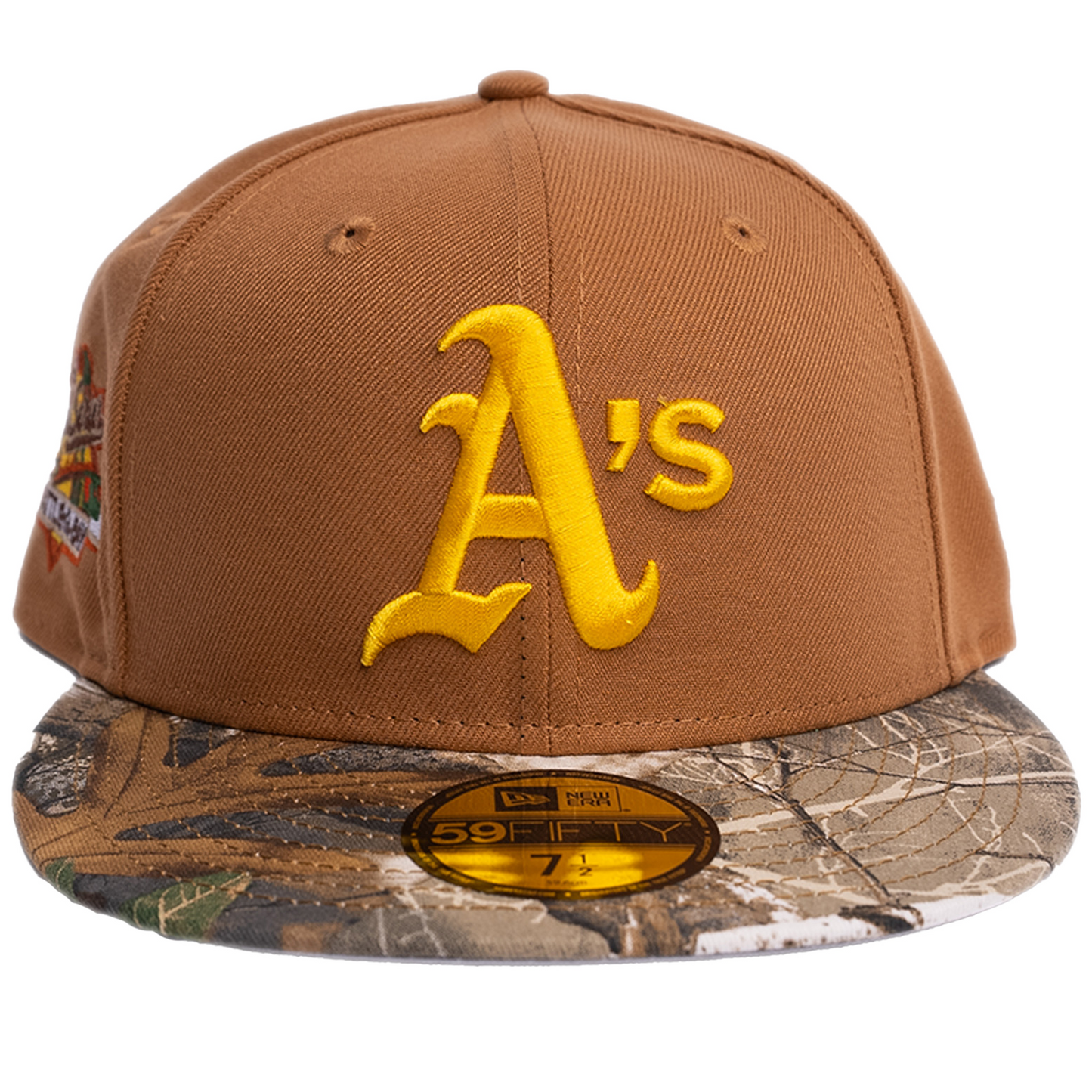 New Era Oakland Athletics 59Fifty Fitted Hat - Bronze/ Camo