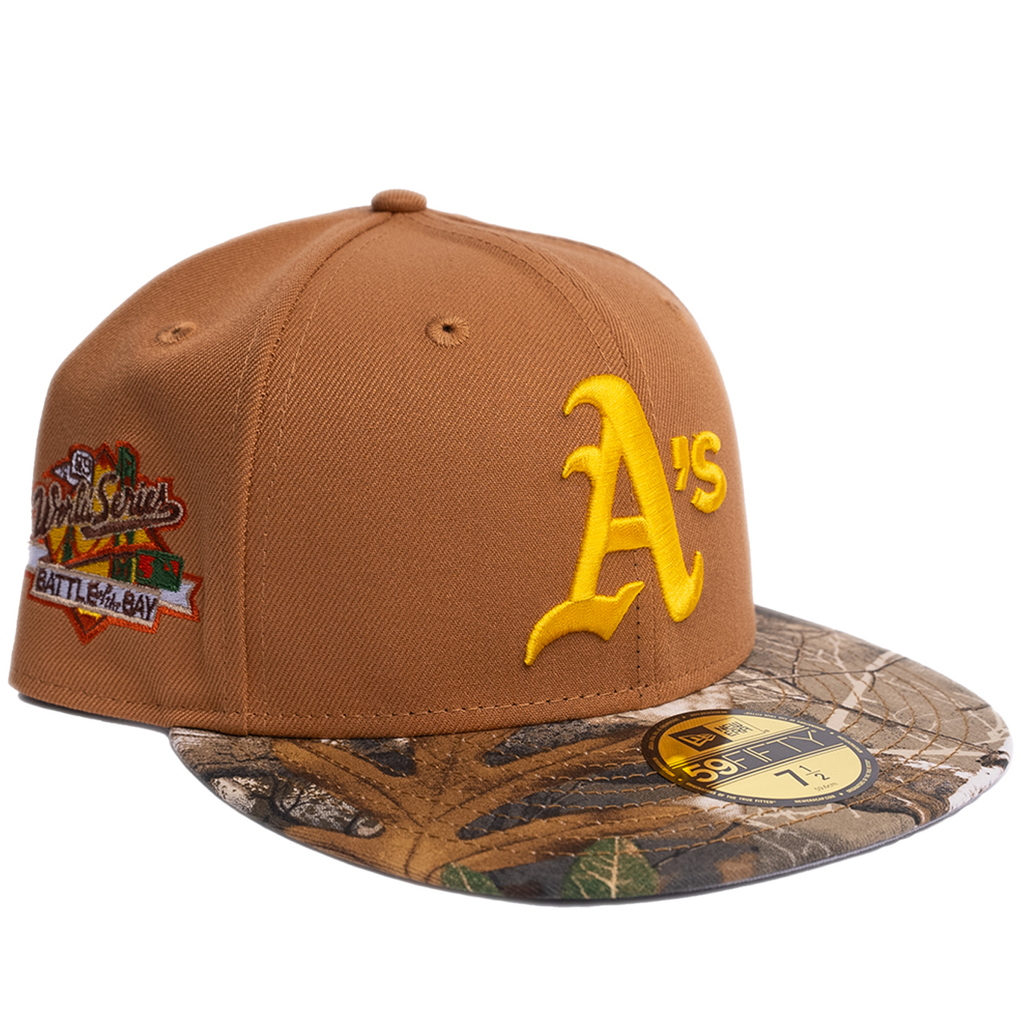 New Era Oakland Athletics 59Fifty Fitted Hat - Bronze/ Camo