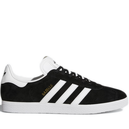 Men's Adidas Gazelle Shoes - Black/White