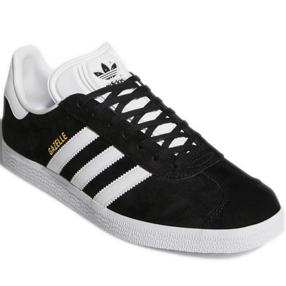 Men's Adidas Gazelle Shoes - Black/White