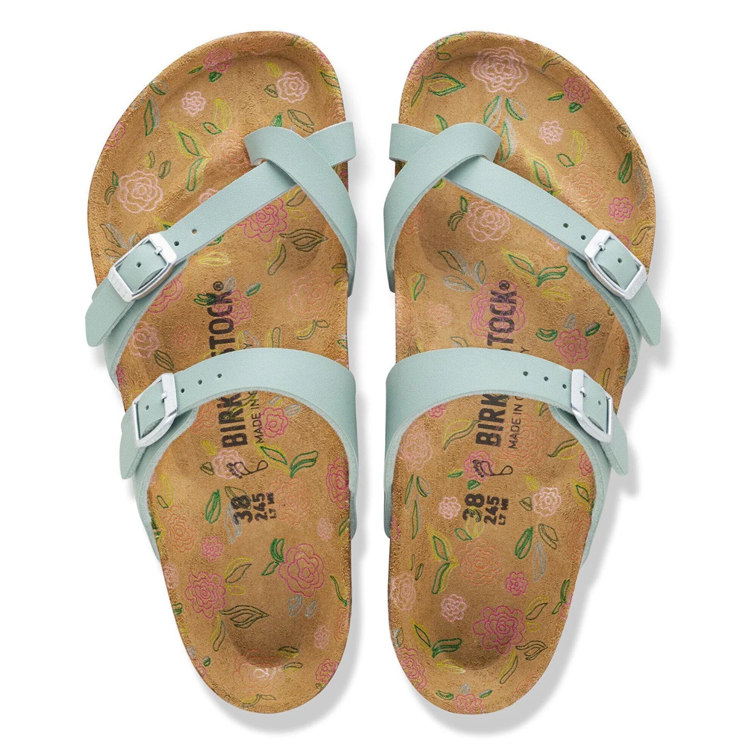 Birkenstock Mayari - Pure Sage/Flowers