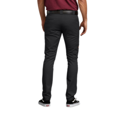 Men's Dickies Skinny DBL Knee Pants - Black