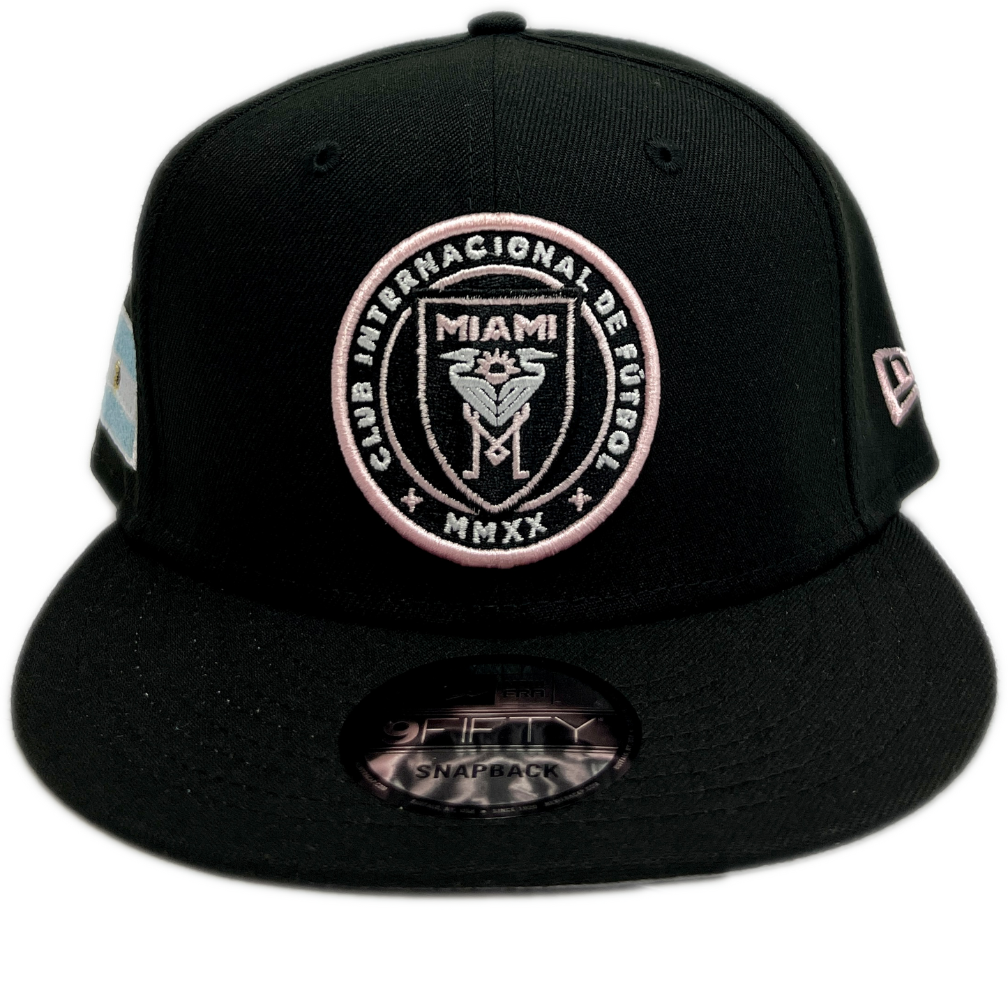 New Era Inter Miami 9FIFTY Adjustable Hat - Black