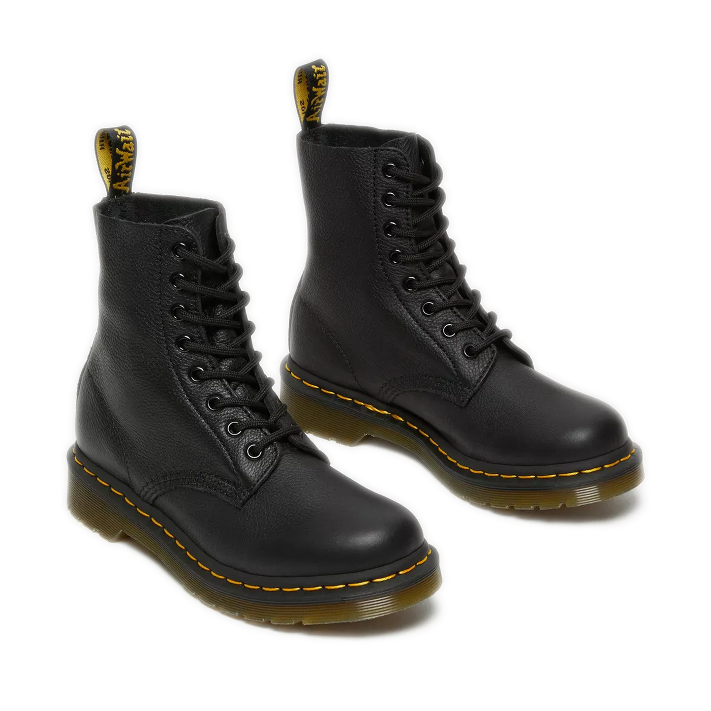 Women's Dr. Martens 1460 Pascal Virginia Leather Boots  - Black Virginia