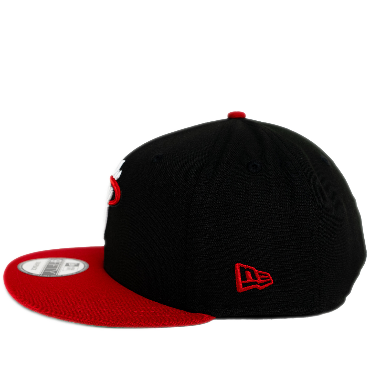 New Era Miami Heat 9FIFTY Adjustable Hat - Black/ Scarlet