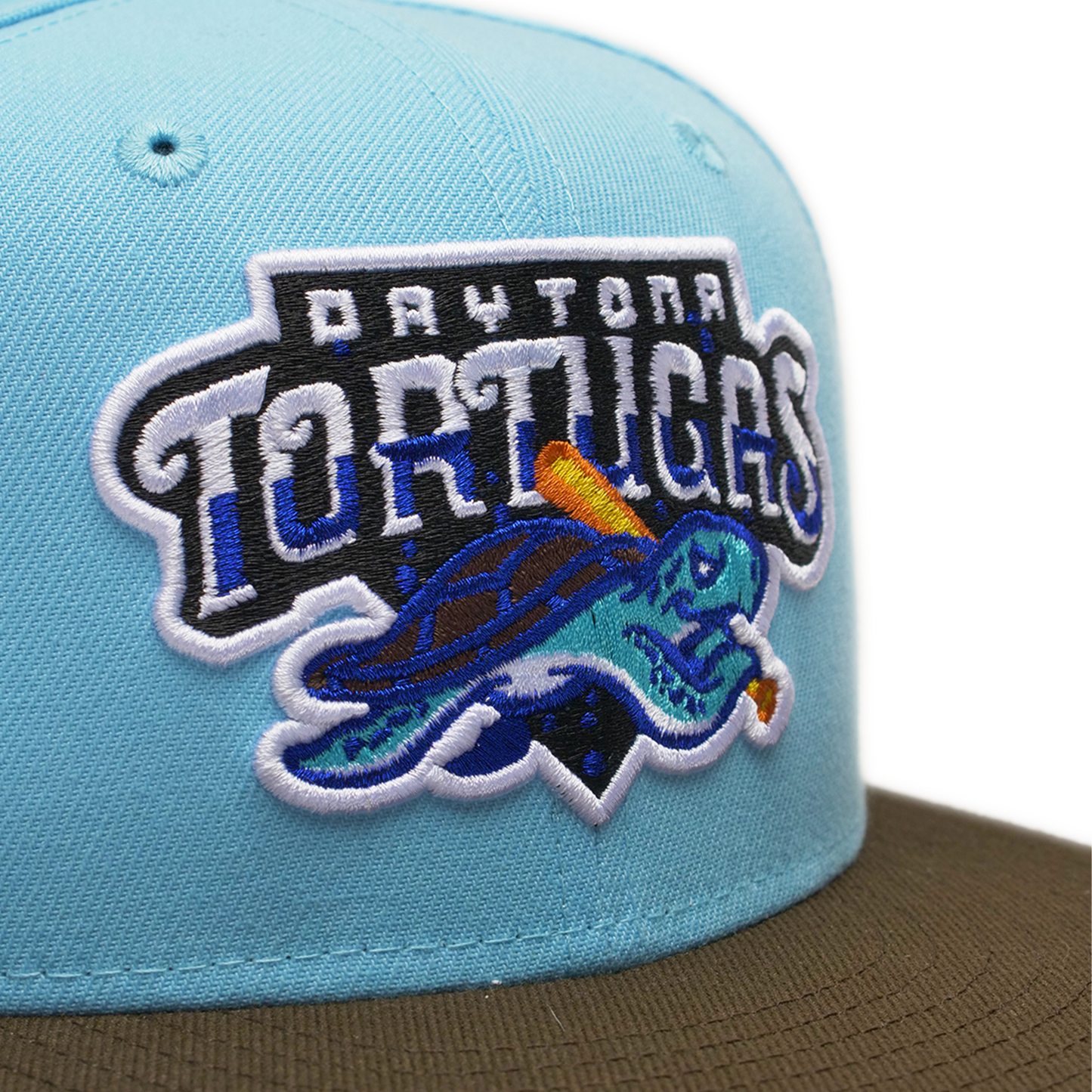 New Era Daytona Tortugas 59Fifty Fitted Hat - Blue/ Brown