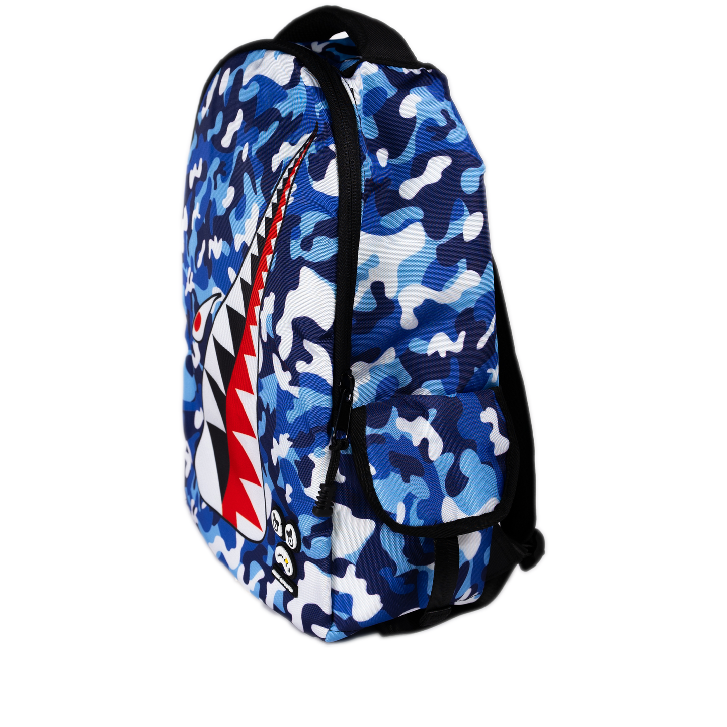 Streetz Iz Watchin Camo Shark Backpack -  Blue /Camo