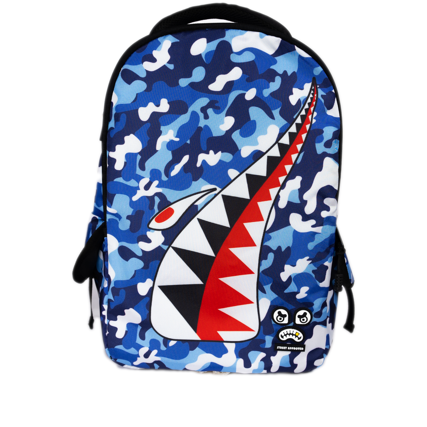 Streetz Iz Watchin Camo Shark Backpack -  Blue /Camo