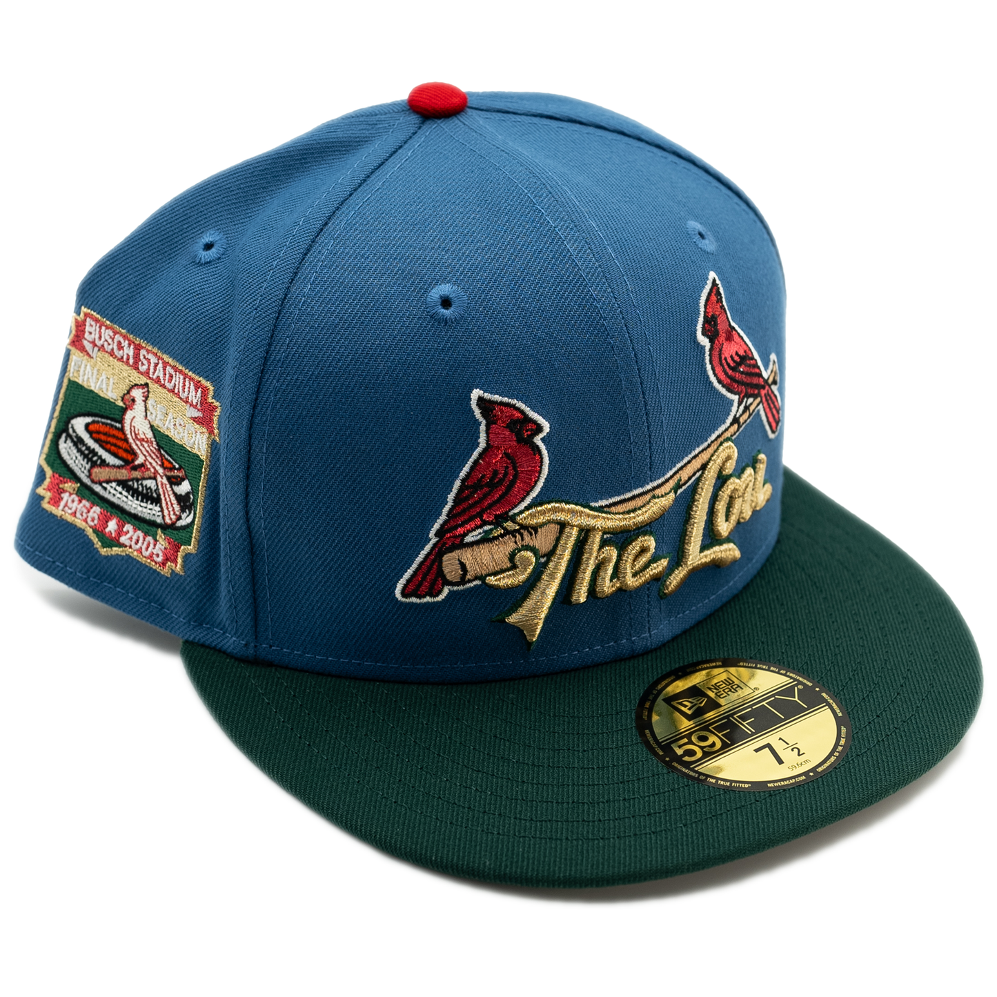 New Era St. Louis Cardinals 59Fifty Fitted Hat - Indigo/ Green