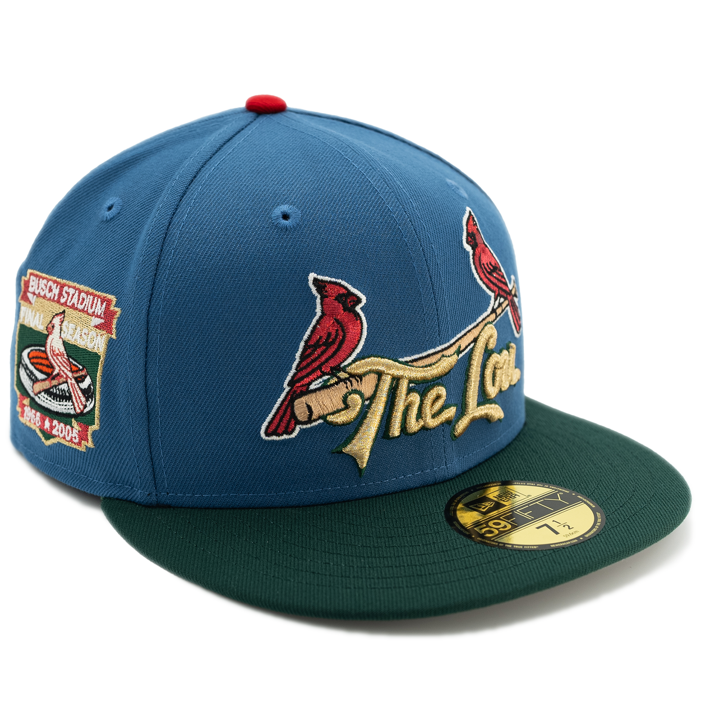 New Era St. Louis Cardinals 59Fifty Fitted Hat - Indigo/ Green