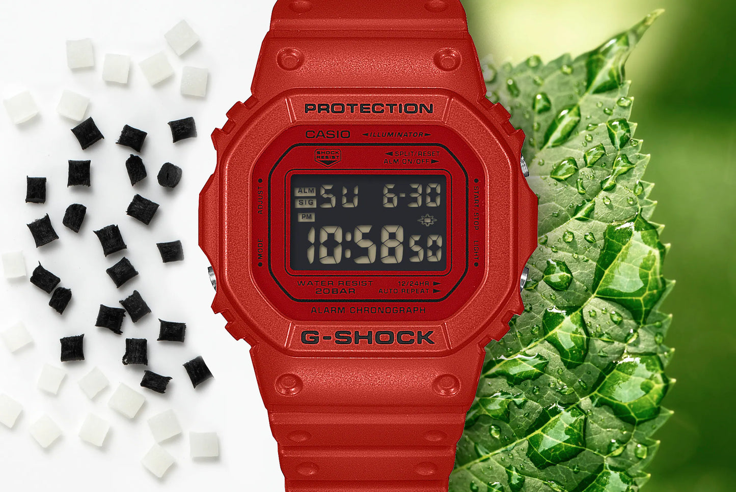 Casio G-SHOCK Digital 5600 Series - Red