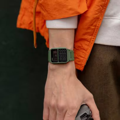 Casio Data Bank - Green Olive