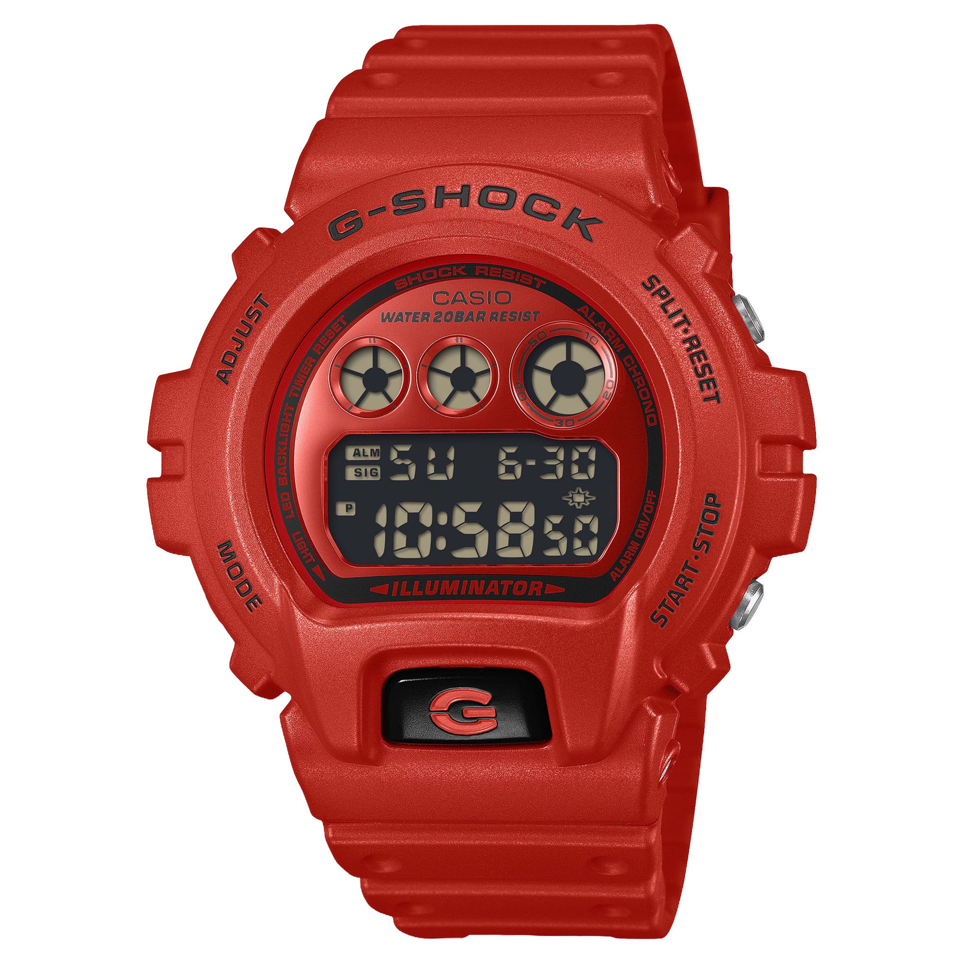 Casio G-SHOCK Digital 6900 Series - Red Red