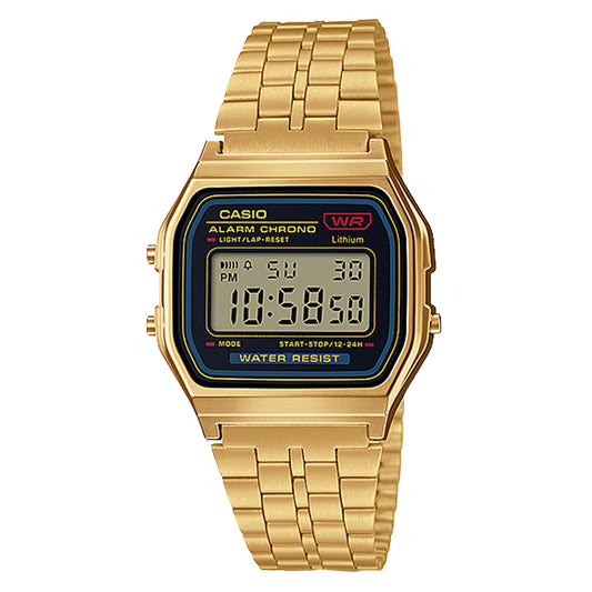 Casio Vintage Digital - Gold and Black