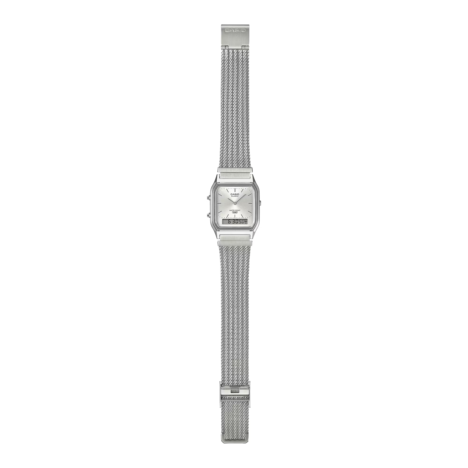 Casio Vintage Analog-Digital AQ230EM-7A Mesh Band
