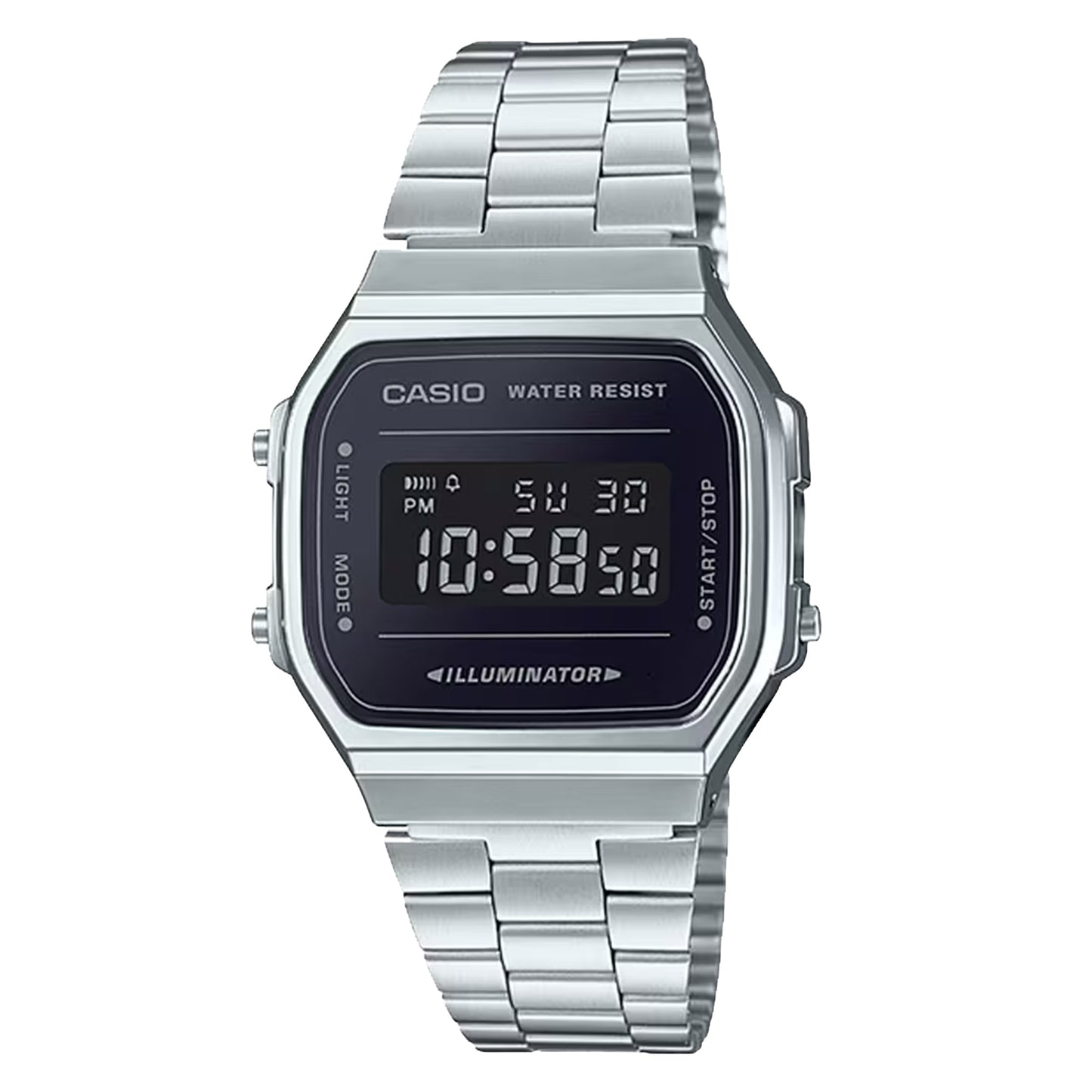 Casio Vintage A168WEM-1VT - Silver / Black