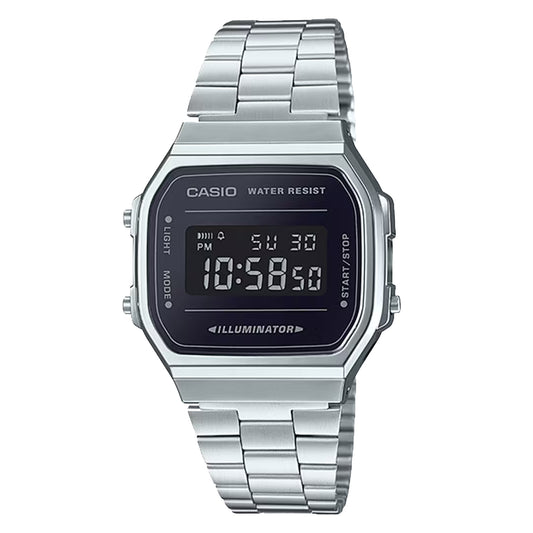Casio Vintage A168WEM-1VT - Silver / Black