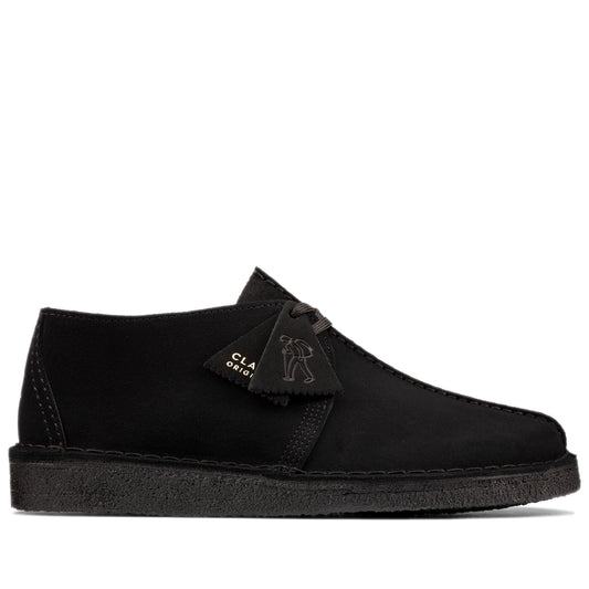 Men's Clarks Desert Trek - Black Suede