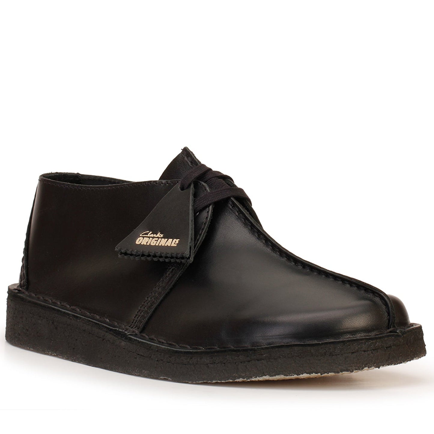 Men's Clarks Desert Trek - Black Leather