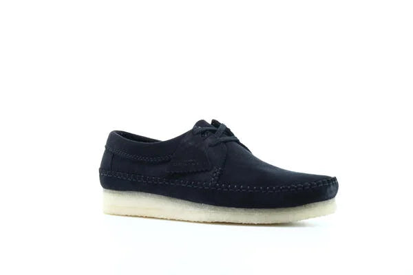 Men's Clarks Weaver Moccasins - Black Suede