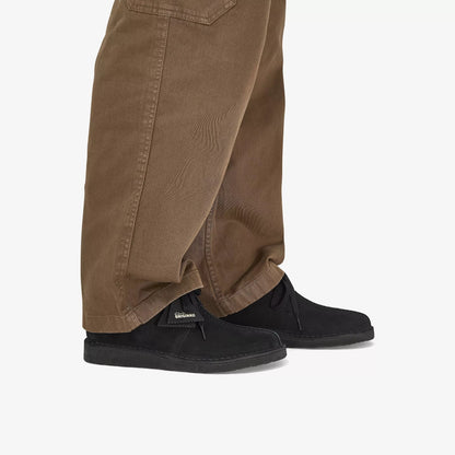 Men's Clarks Desert Trek - Black Suede