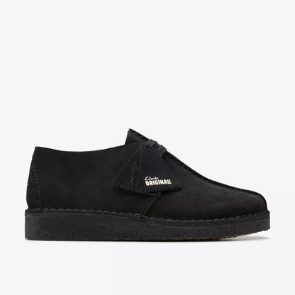 Men's Clarks Desert Trek - Black Suede