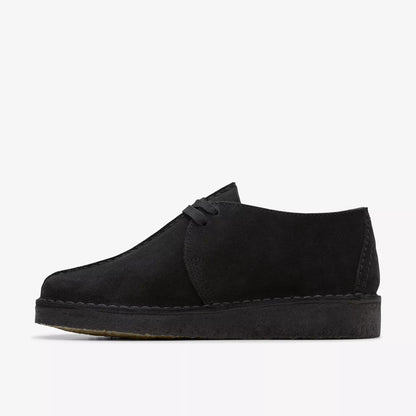 Men's Clarks Desert Trek - Black Suede