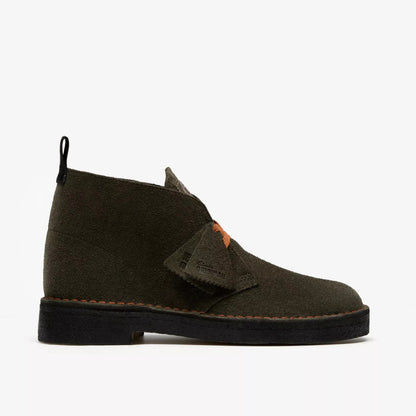 Men's Clarks Desert Boot - Loden Green Suede