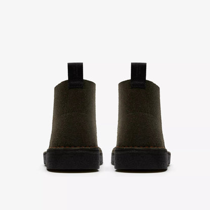 Men's Clarks Desert Boot - Loden Green Suede