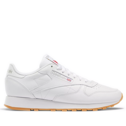 Men's Reebok Classic Leather Shoes - White/Rubber Gum-03
