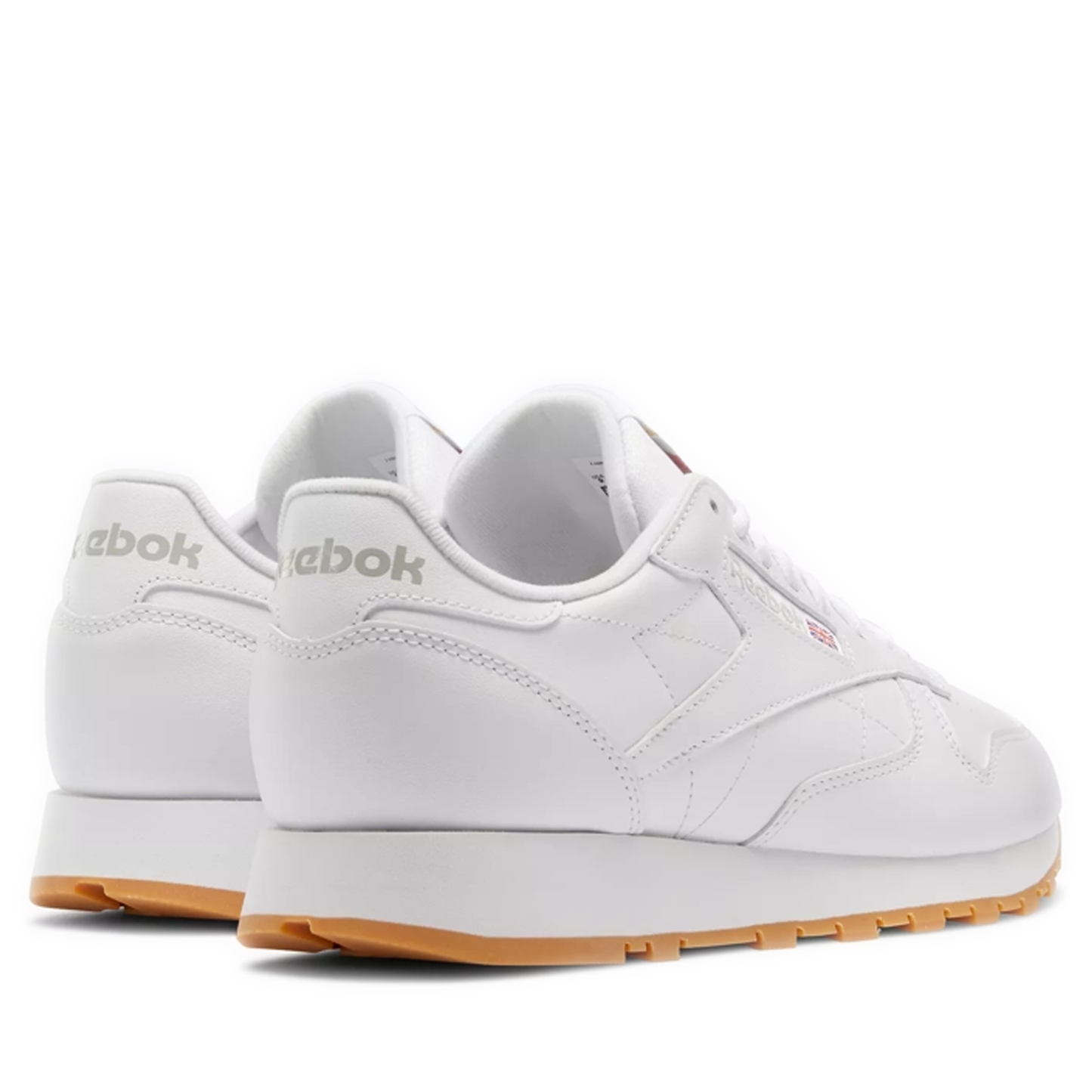 Men's Reebok Classic Leather Shoes - Ftwr White / Pure Grey 3 / Reebok Rubber Gum-03