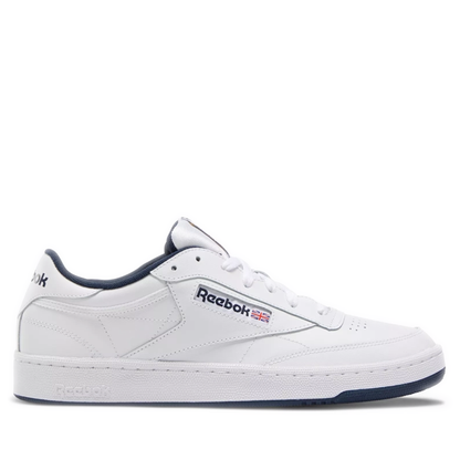 Men's Reebok Club C 85 Shoes - INT-WHITE/NAVY