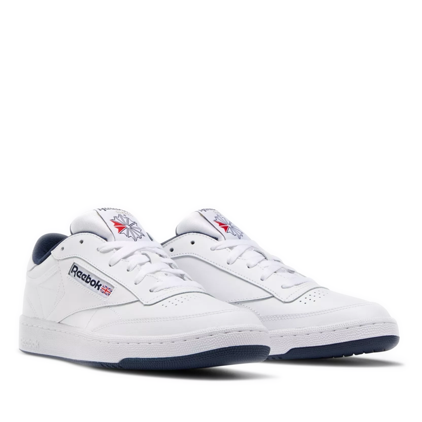 Men's Reebok Club C 85 Shoes - INT-White/ Navy