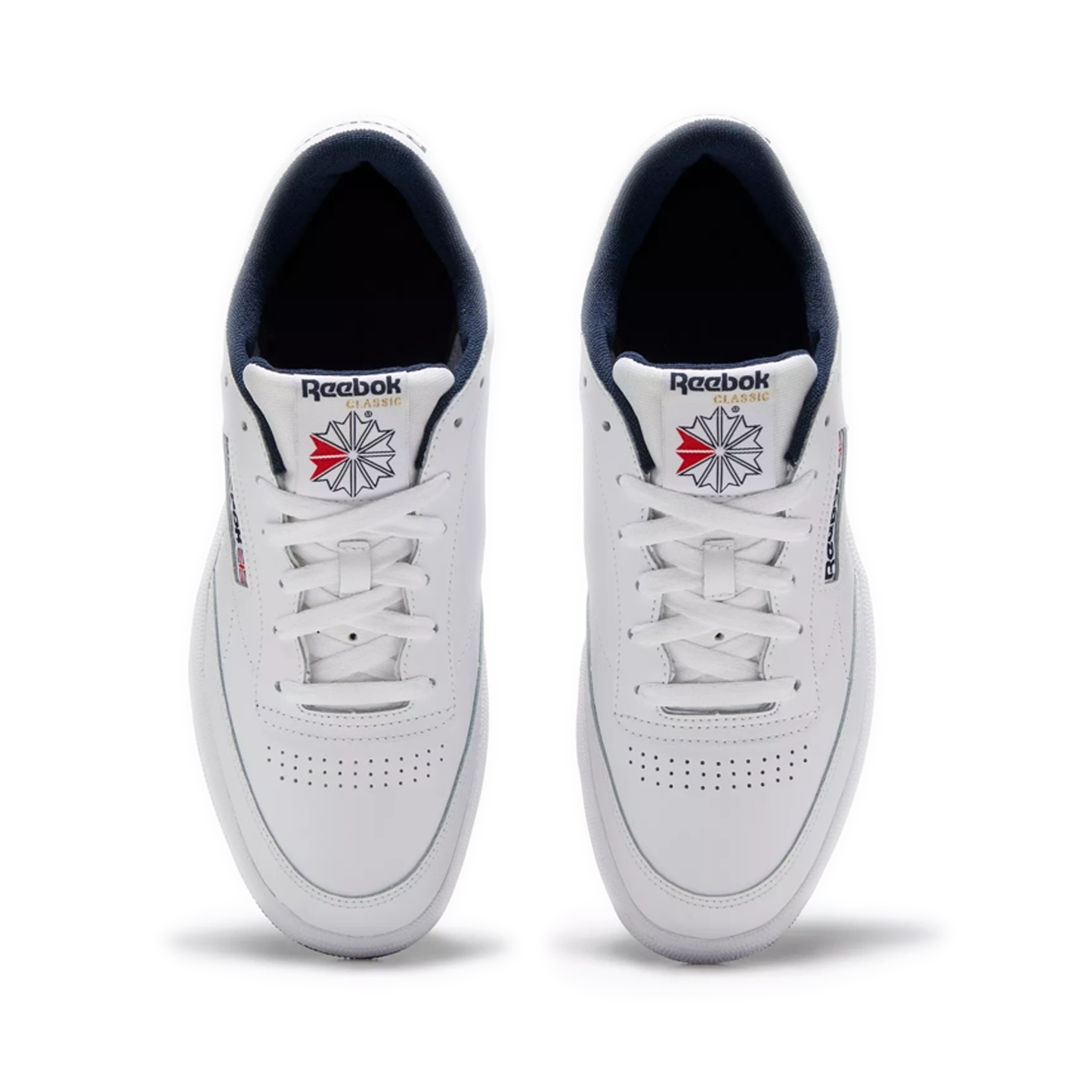 Men's Reebok Club C 85 Shoes - INT-White/ Navy