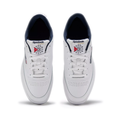 Men's Reebok Club C 85 Shoes - INT-WHITE/NAVY