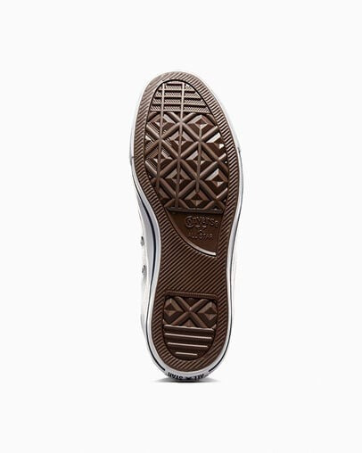 Converse Chuck Taylor All Star Leather High Top GS - White