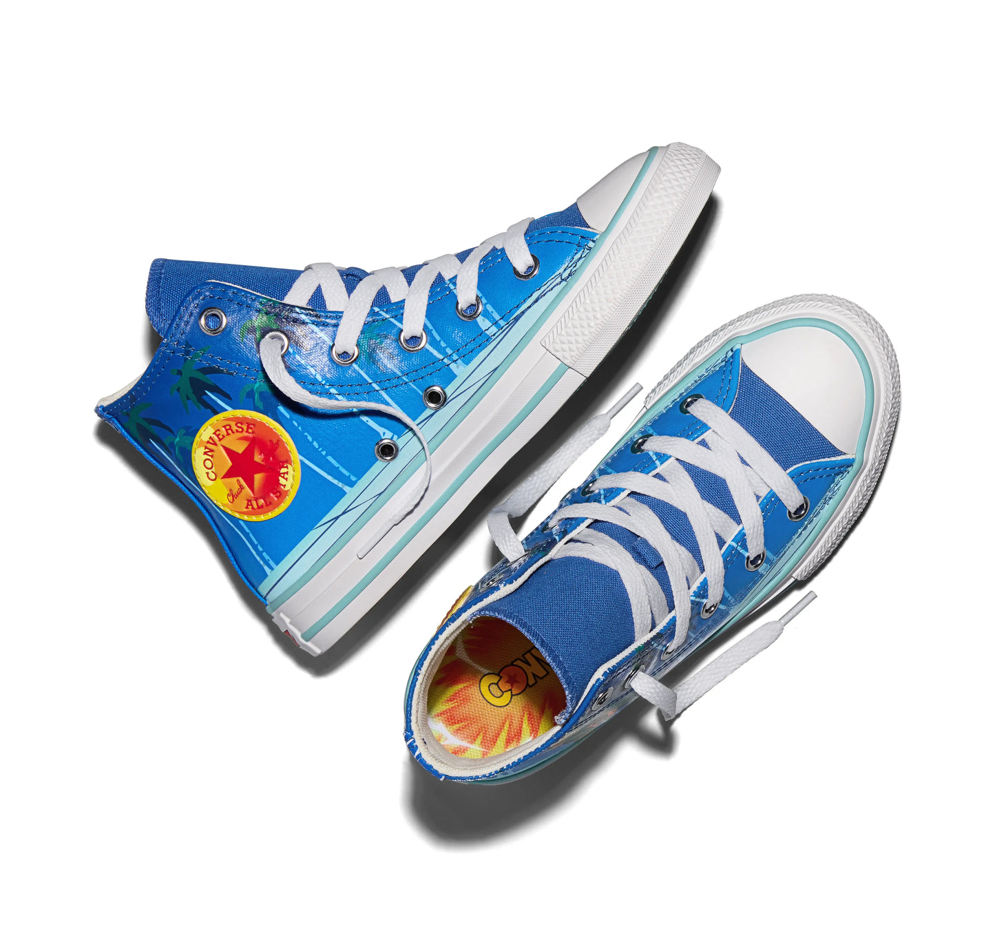 Converse Chuck Taylor Hi x Dragon Ball Z "Fusion" PreSchool - Leisure Time/White/Lapis Blue