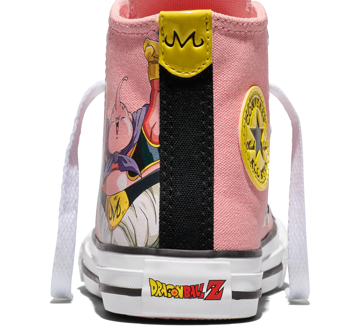 Converse Chuck Taylor All Star Hi x Dragon Ball Z "Majin Buu" PreSchool - Quartz Pink/Black/Cyber Yellow