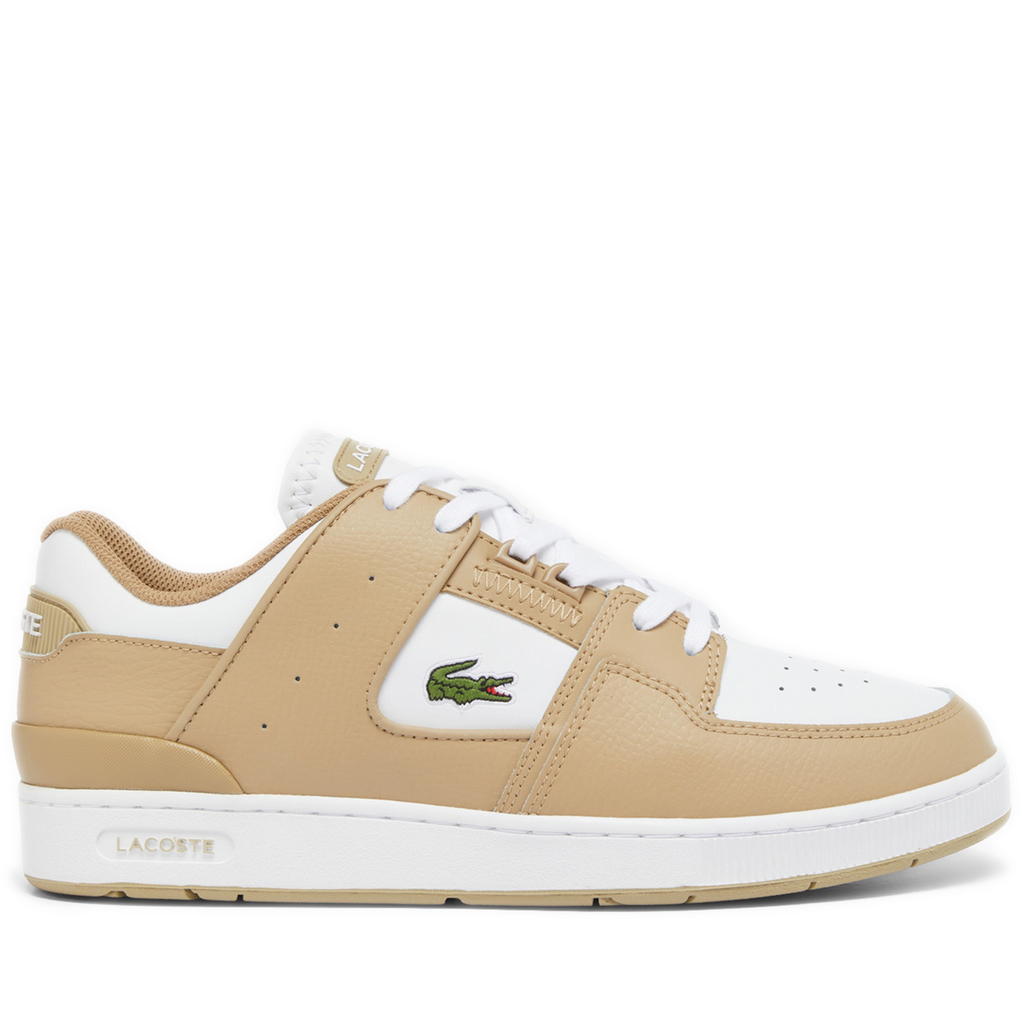 Men's Lacoste Court Cage - Light Brown/White