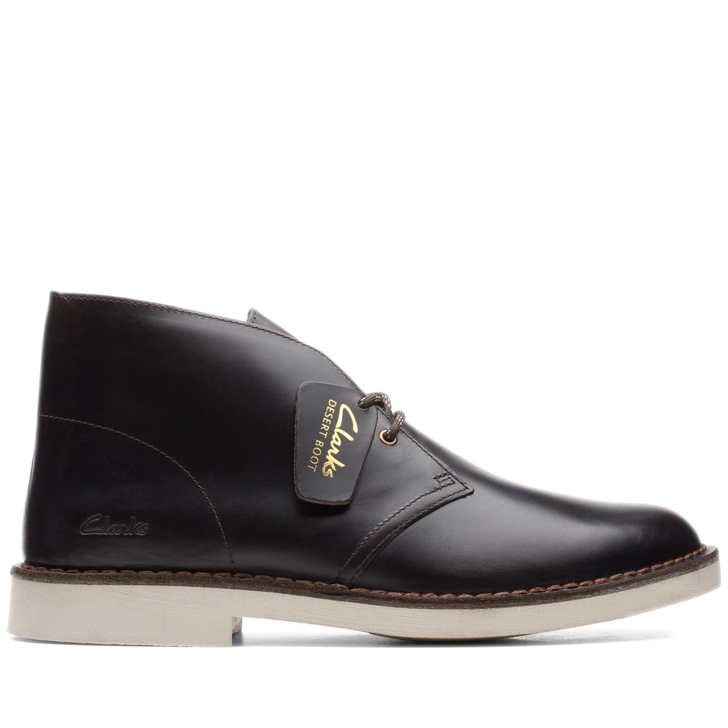 Men's Clarks Desert Boot 2 - Dark Brown Leather