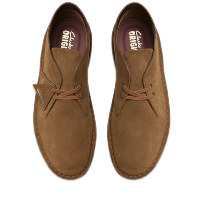 Men's Clarks Desert Boot - Cola Suede