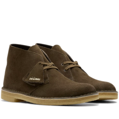 Men's Clarks Desert Boot - Dark Khaki