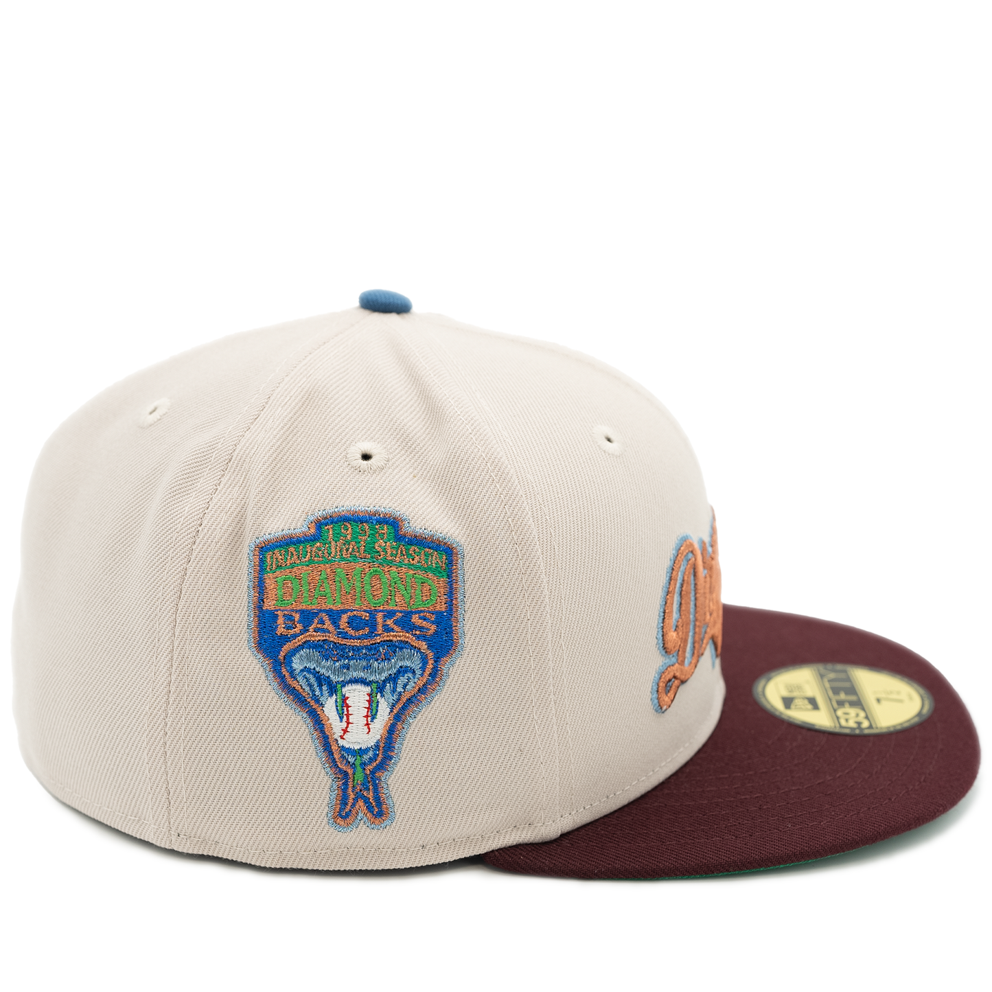 New Era Arizona Diamondbacks 59Fifty Fitted Hat - Stone/ Maroon