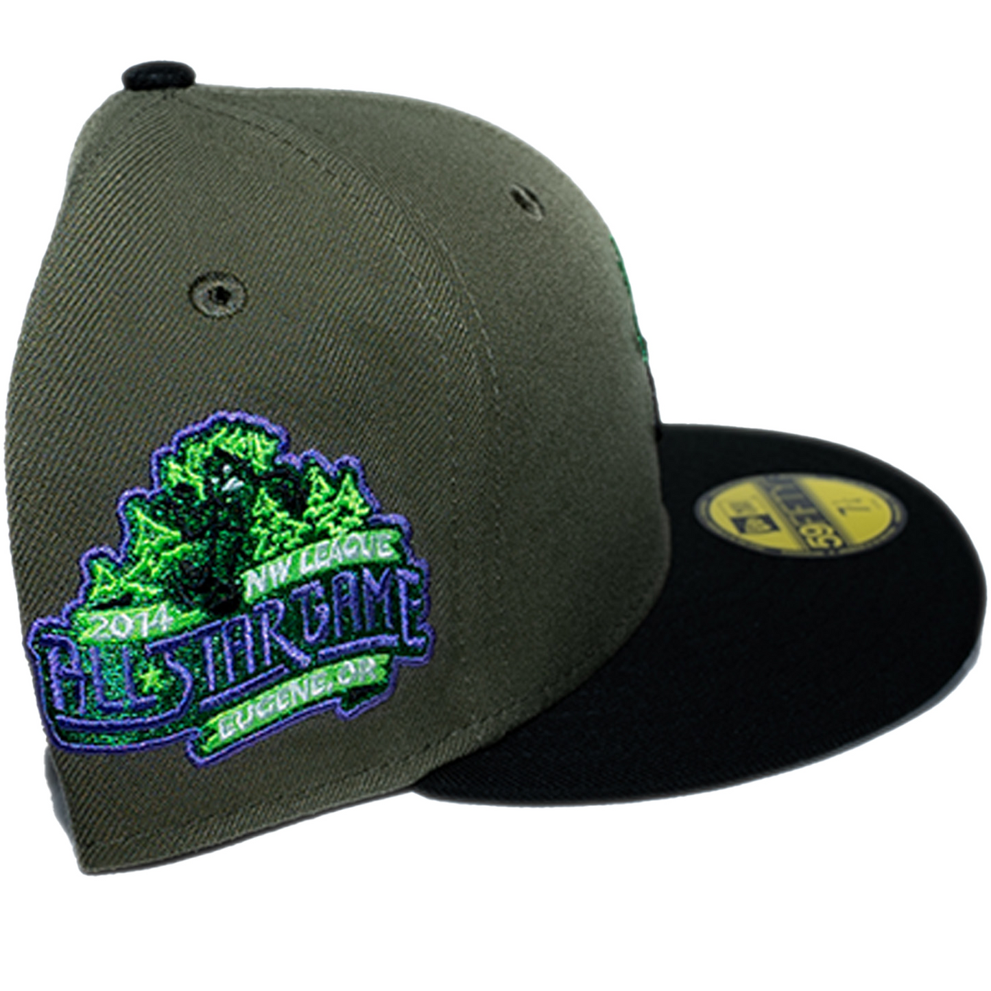 New Era Eugene Emeralds 59Fifty Fitted Hat - Olive/ Black