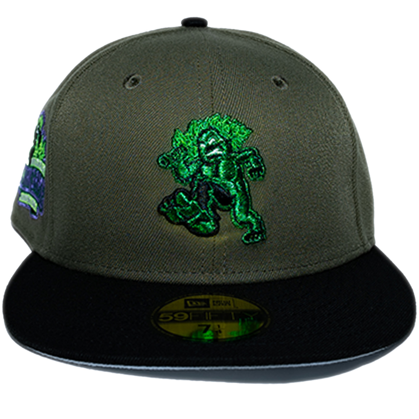 New Era Eugene Emeralds 59Fifty Fitted Hat - Olive/ Black