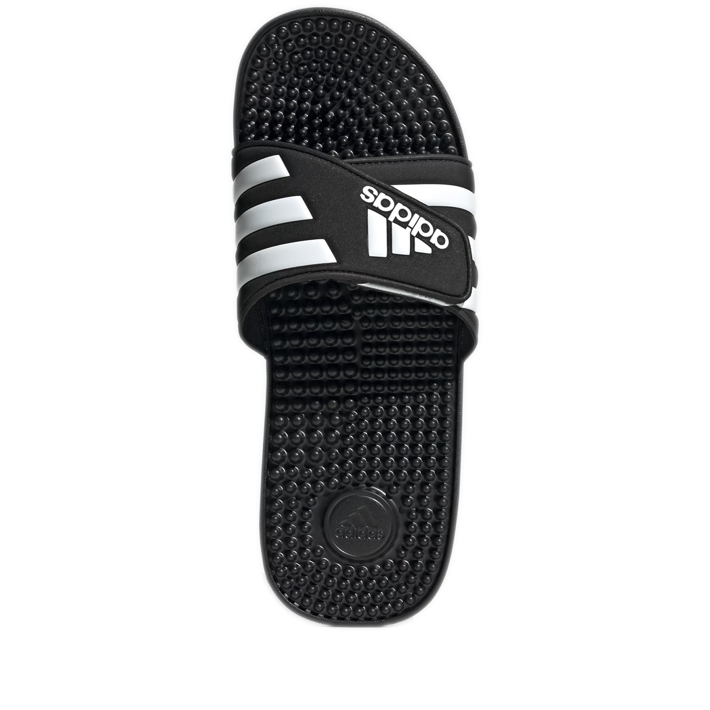 Men's Adidas Adissage Slides - Core Black / Cloud White / Core Black