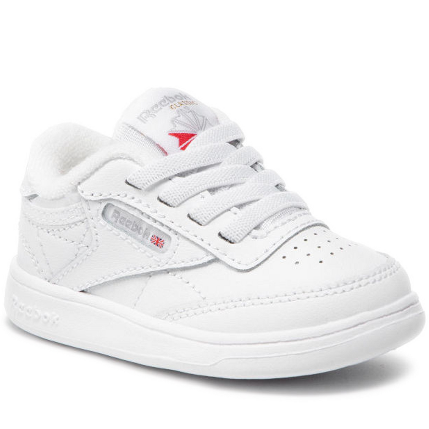 Infants Reebok Club C Shoes - White/ Grey