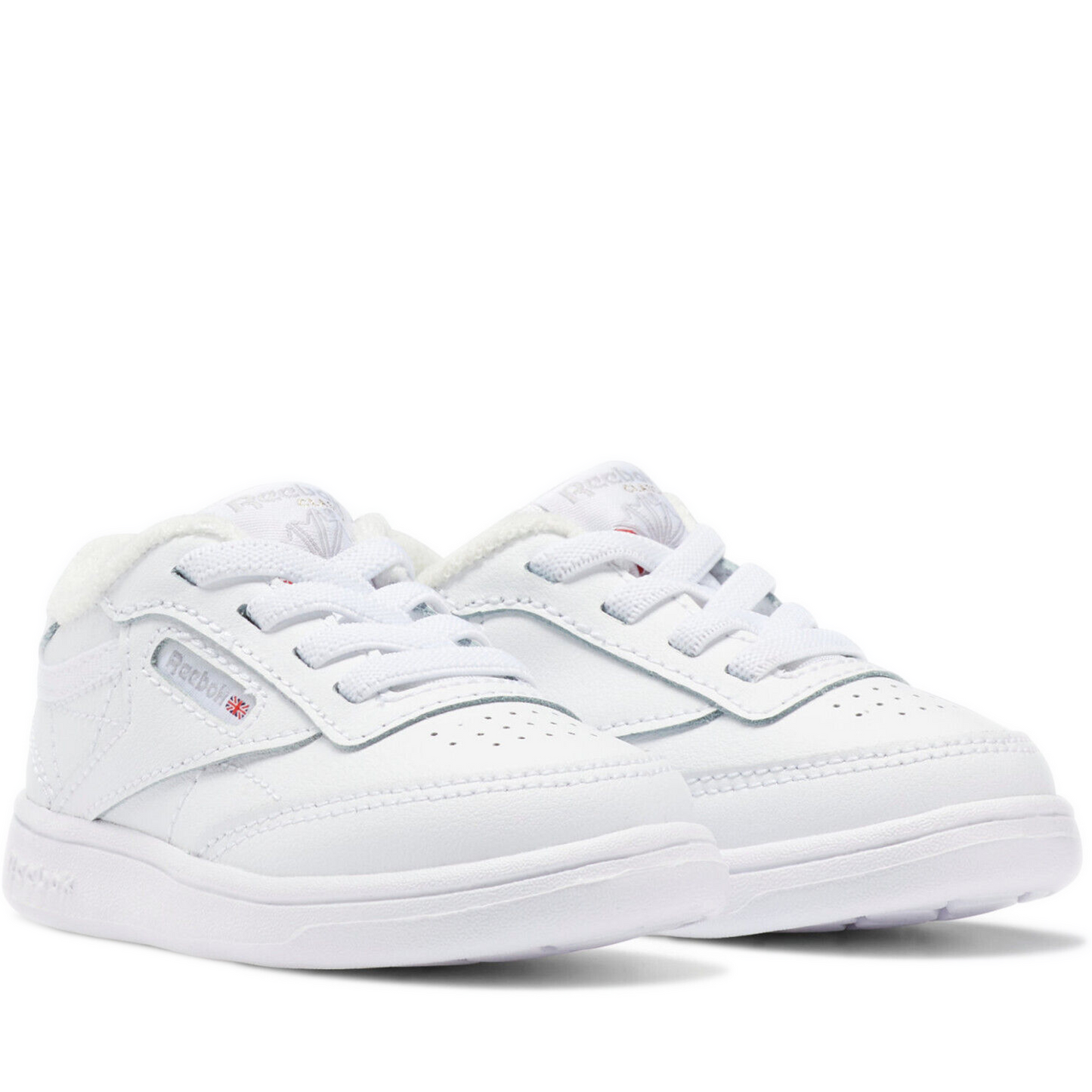 Infants Reebok Club C Shoes - White/ Grey