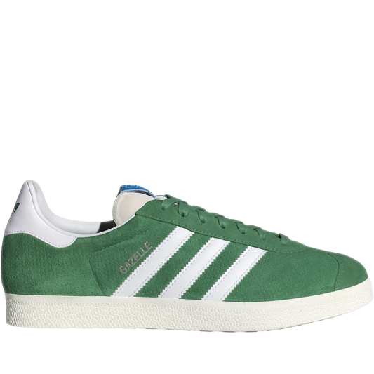 Men's Adidas Gazelle Shoes - Green/ white