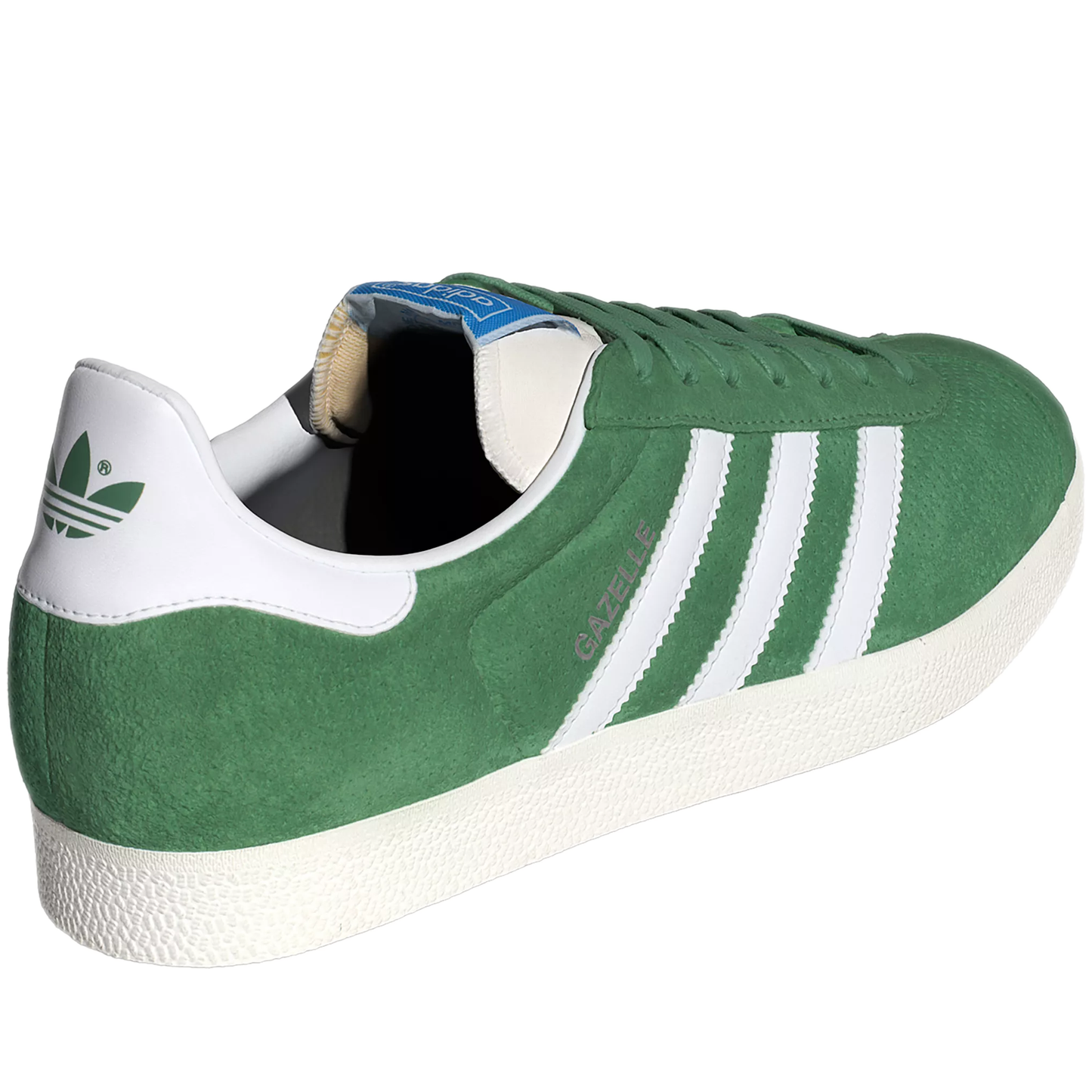 Men's Adidas Gazelle Shoes - Green/ white